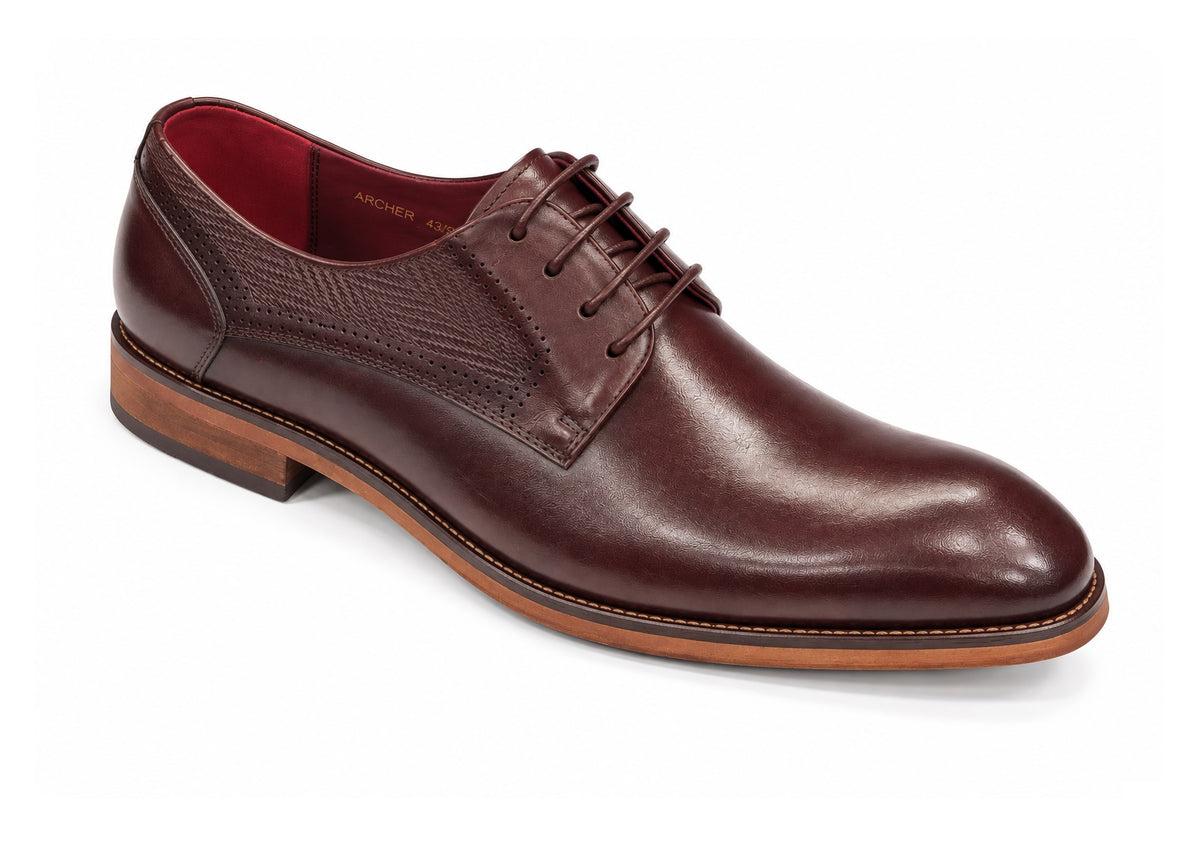 Escape Archer Laced Dress Shoe - Bordo