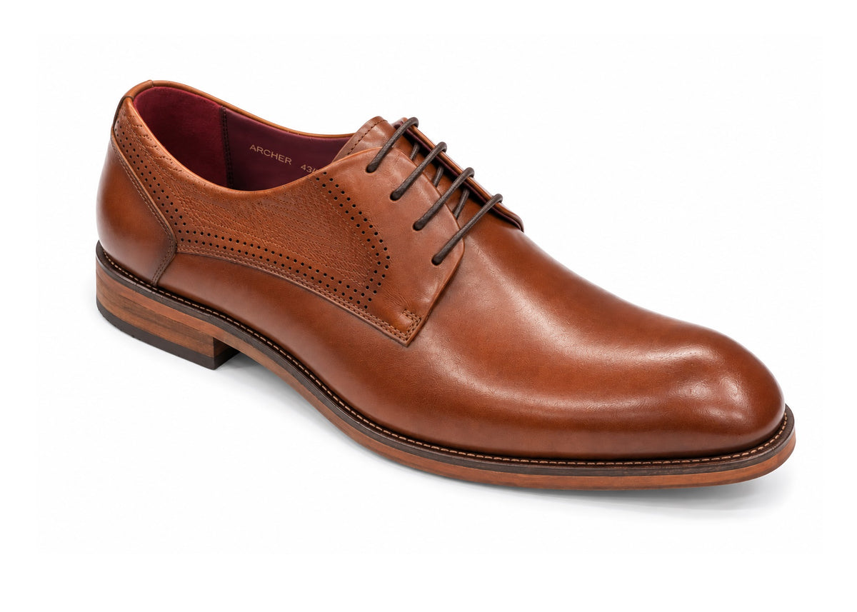 Escape Archer Laced Dress Shoe - Brandy