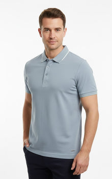6th Sense Astonish Short Sleeve Polo Shirt - Quarry