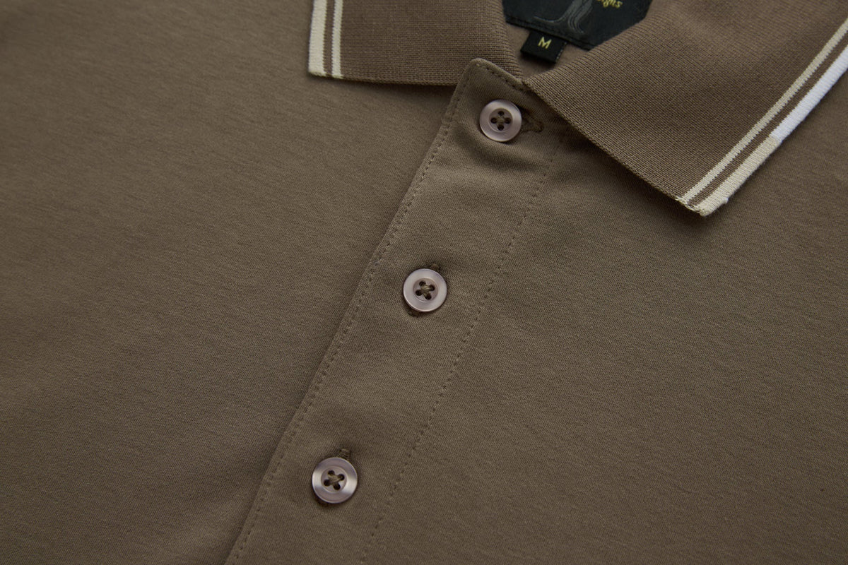 6th Sense Astound Polo Shirt - Walnut