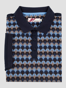 Mish Mash Avanti Regular Fit Jersey Polo Shirt - Navy