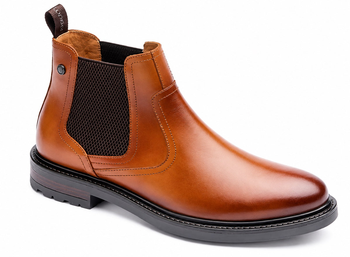 Base London Smith Chelsea Boot - Waxy Tan