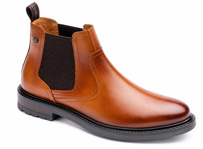 Base London Smith Chelsea Boot - Waxy Tan