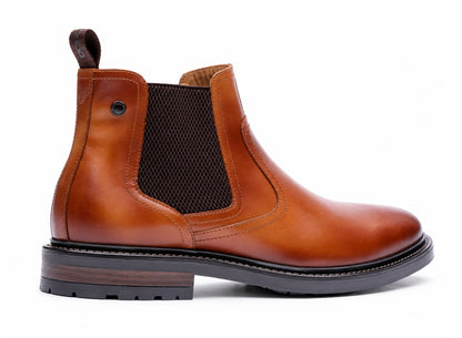 Base London Smith Chelsea Boot - Waxy Tan