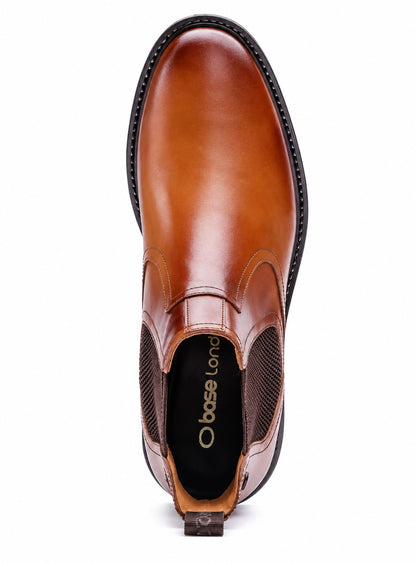 Base London Smith Chelsea Boot - Waxy Tan