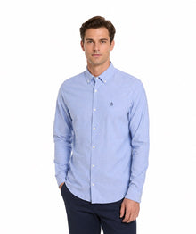 Original Penguin Oxford Long Sleeved Casual Shirt - Amparo Blue