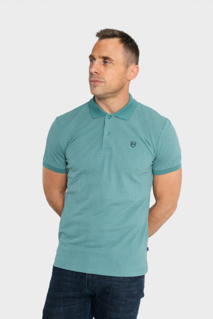 XV KINGS Breakers Polo Shirt - Matcha Dot