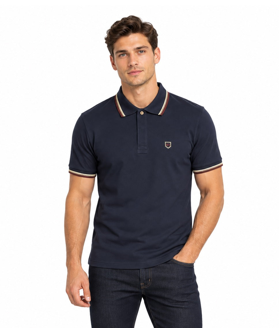 XV Kings Badgers Polo Shirt - Cobalt