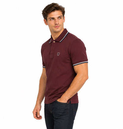 XV Kings Badgers Polo Shirt - Plummed
