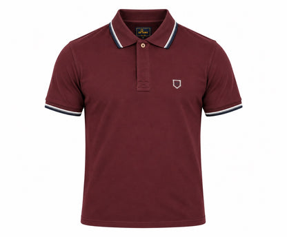 XV Kings Badgers Polo Shirt - Plummed
