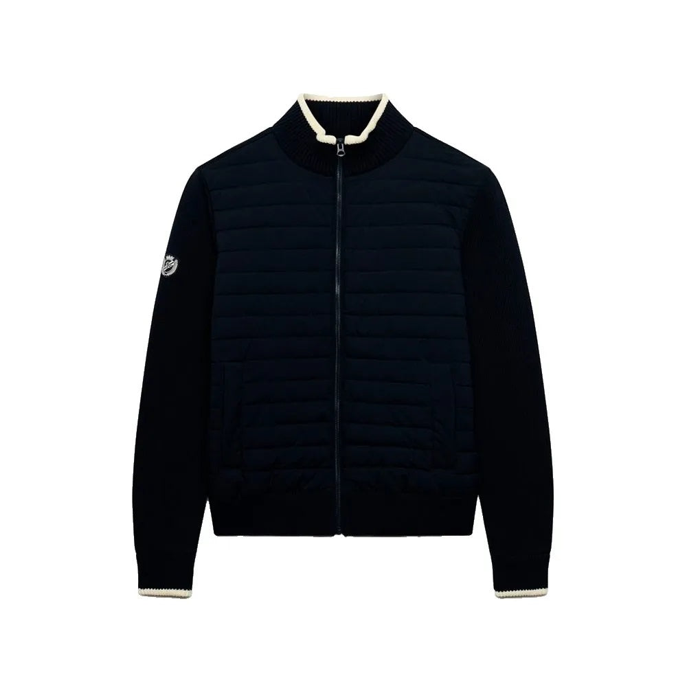 Superdry Straight Baffle Hybrid Jacket - Eclipse Navy