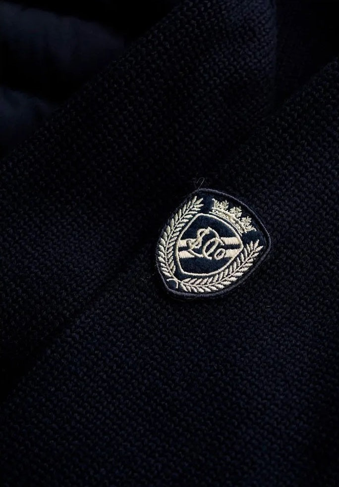 Superdry Straight Baffle Hybrid Jacket - Eclipse Navy