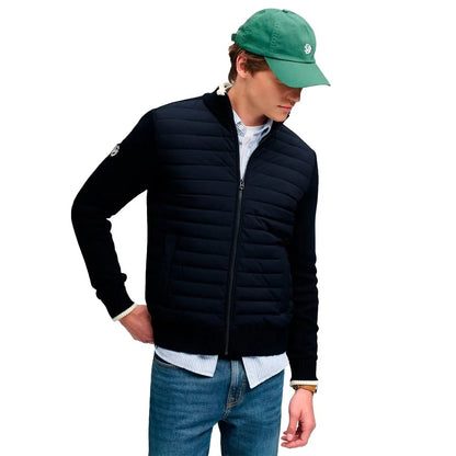 Superdry Straight Baffle Hybrid Jacket - Eclipse Navy