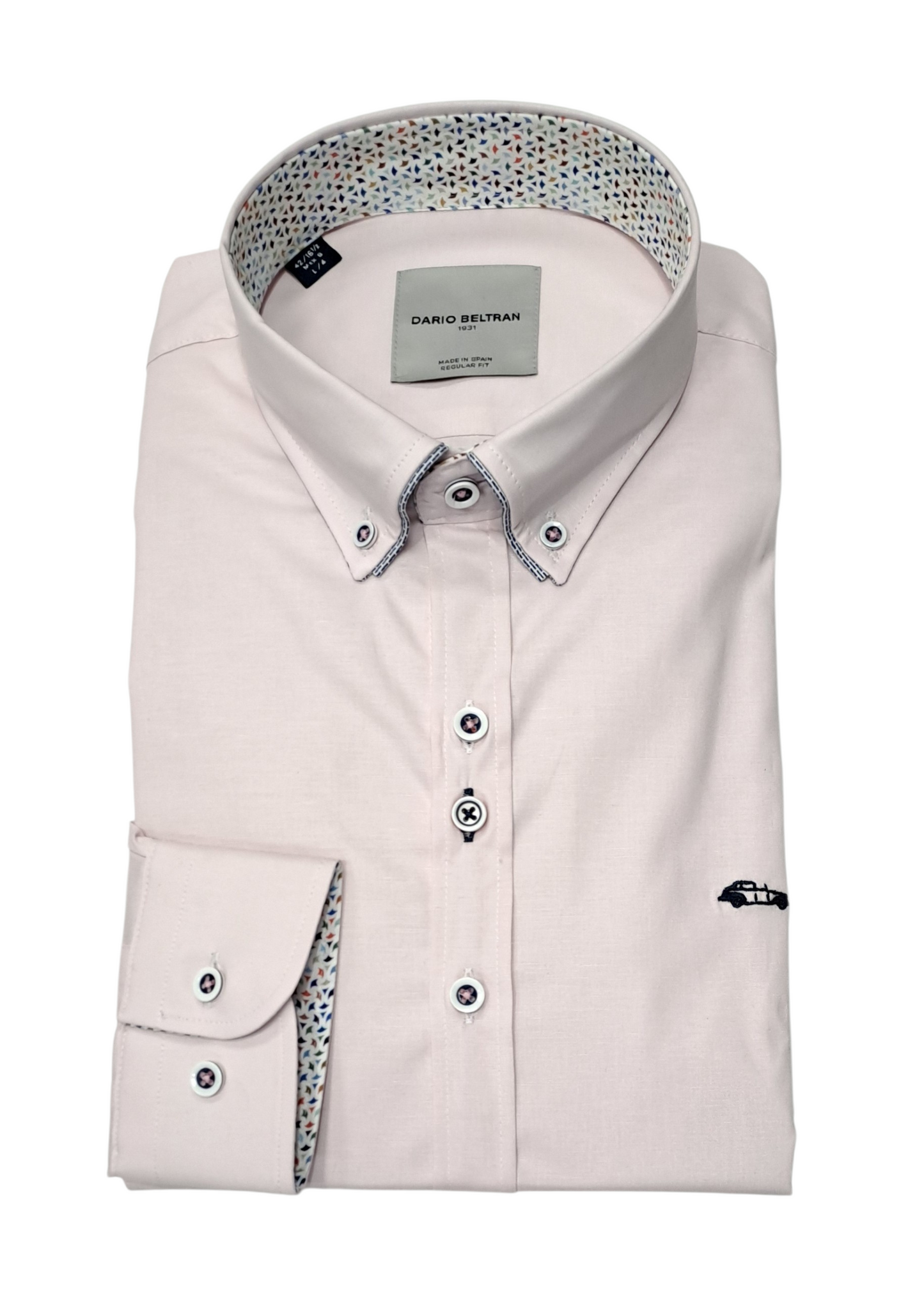 Dario Beltran Balas Long Sleeve Casual Shirt - Pink