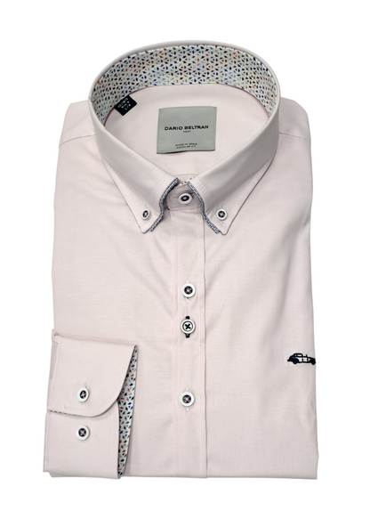 Dario Beltran Balas Long Sleeve Casual Shirt - Pink