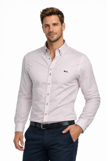 Dario Beltran Balas Long Sleeve Casual Shirt - Pink