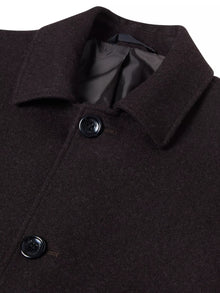 Remus Uomo Bales Regular Fit Tailored Coat - Dark Brown