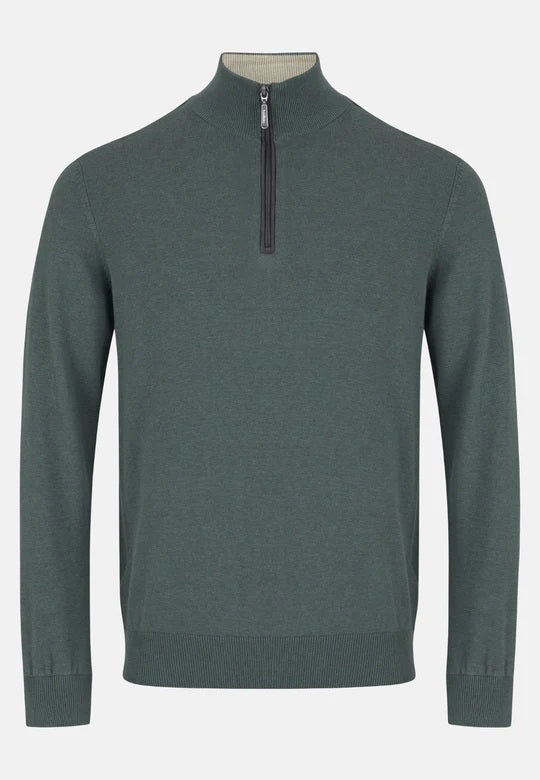 6th Sense Harry Half Zip Sweater - Balsam