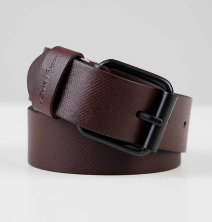 Mish Mash Warwick Leather Jean Belt - Brown