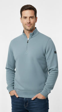 6th Sense Belter Half Zip Sweatshirt - Smoke