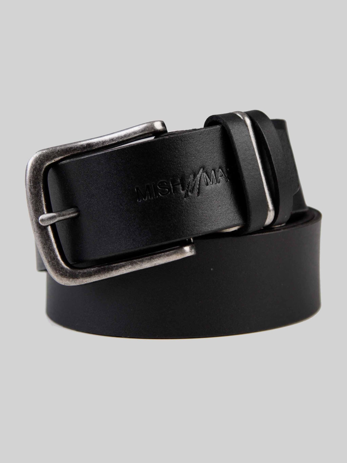 Mish Mash Bextor Leather Jean Belt - Black