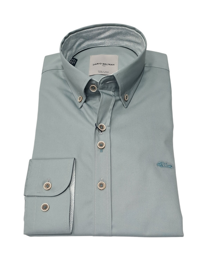 Dario Beltran Bingo Long Sleeve Casual Shirt - Green