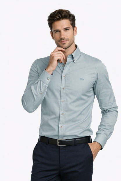 Dario Beltran Bingo Long Sleeve Casual Shirt - Green