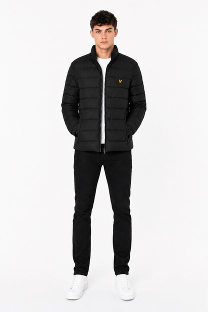 Lyle & Scott Puffer Quilted Jacket - Jet Black