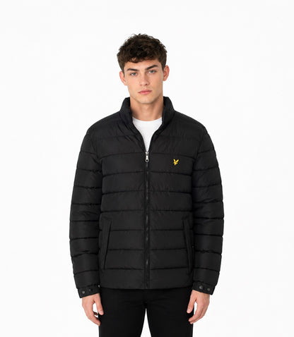 Lyle & Scott Puffer Quilted Jacket - Jet Black