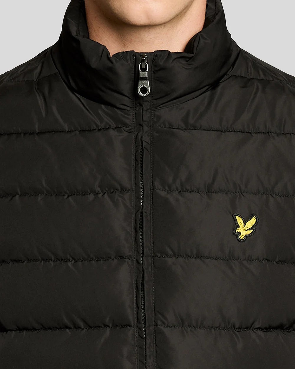 Lyle & Scott Puffer Quilted Jacket - Jet Black
