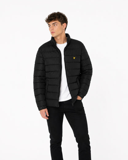 Lyle & Scott Puffer Quilted Jacket - Jet Black