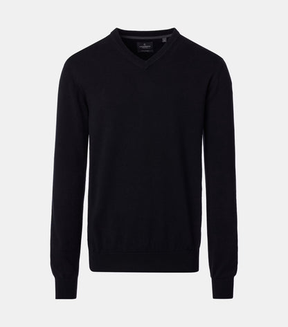 Casa Moda V-Neck Sweater 800 - Black