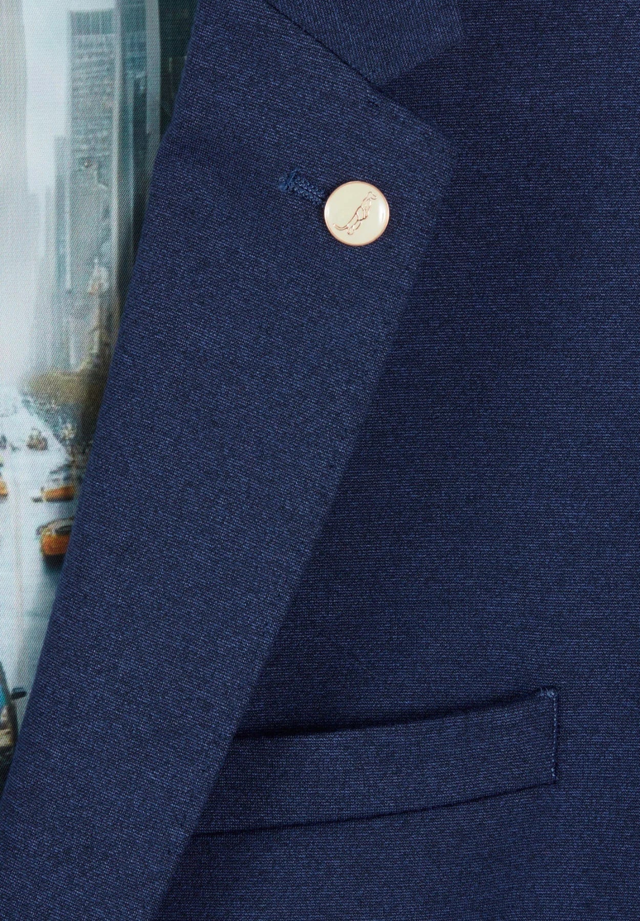 6th Sense Shadow Sports Jacket - Denim