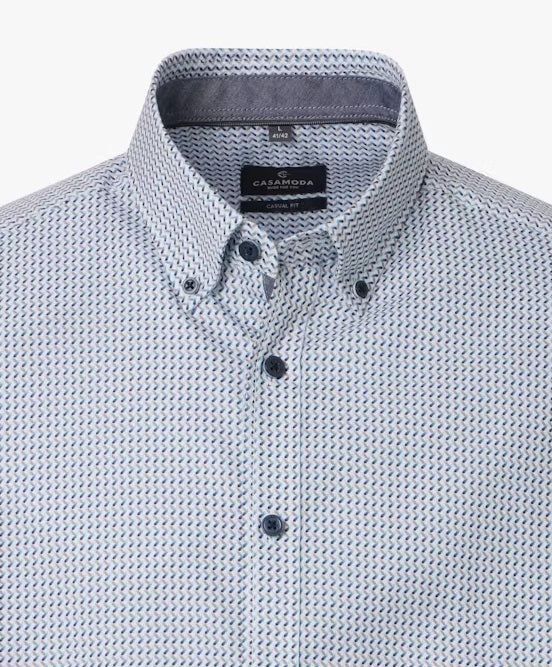 Casa Moda Casual Fit Long Sleeve Shirt  100 - Blue