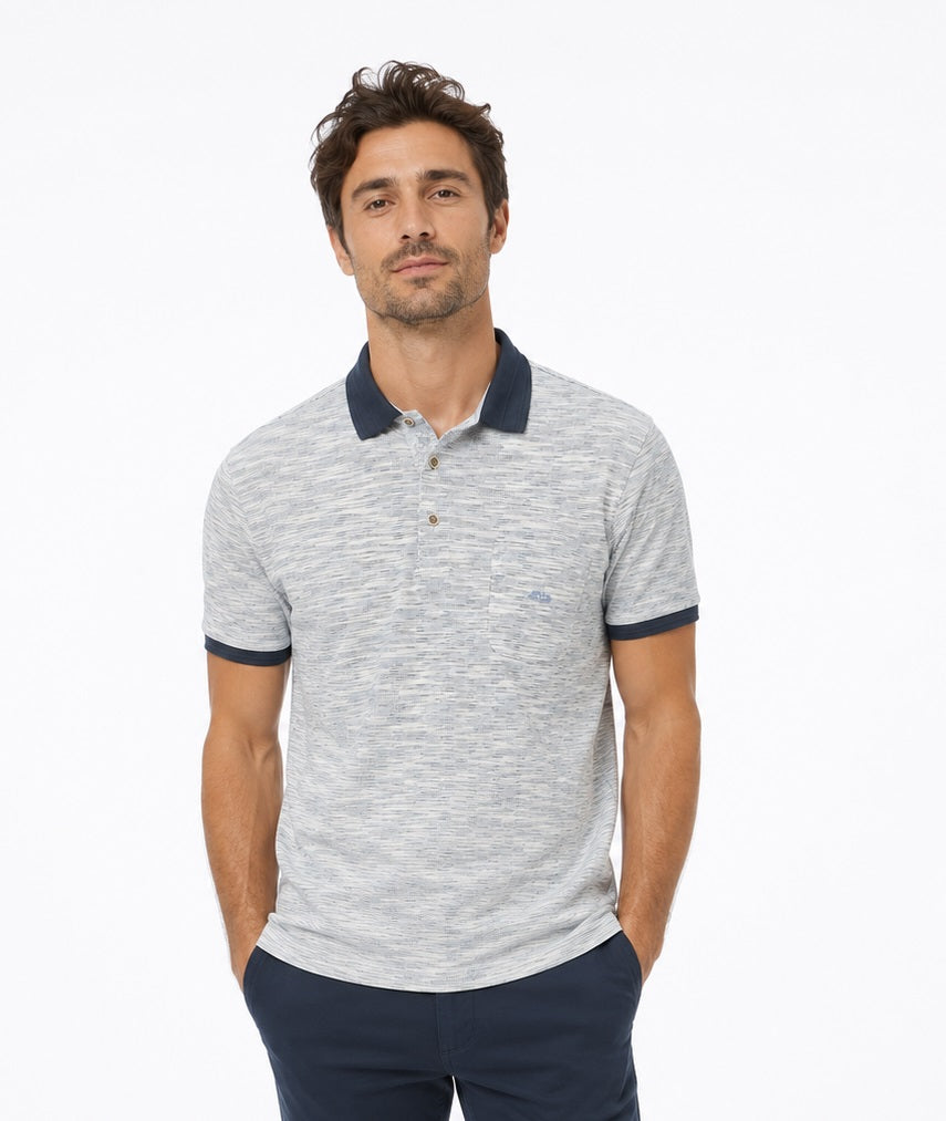 Dario Beltran Short Sleeve Polo - Blue