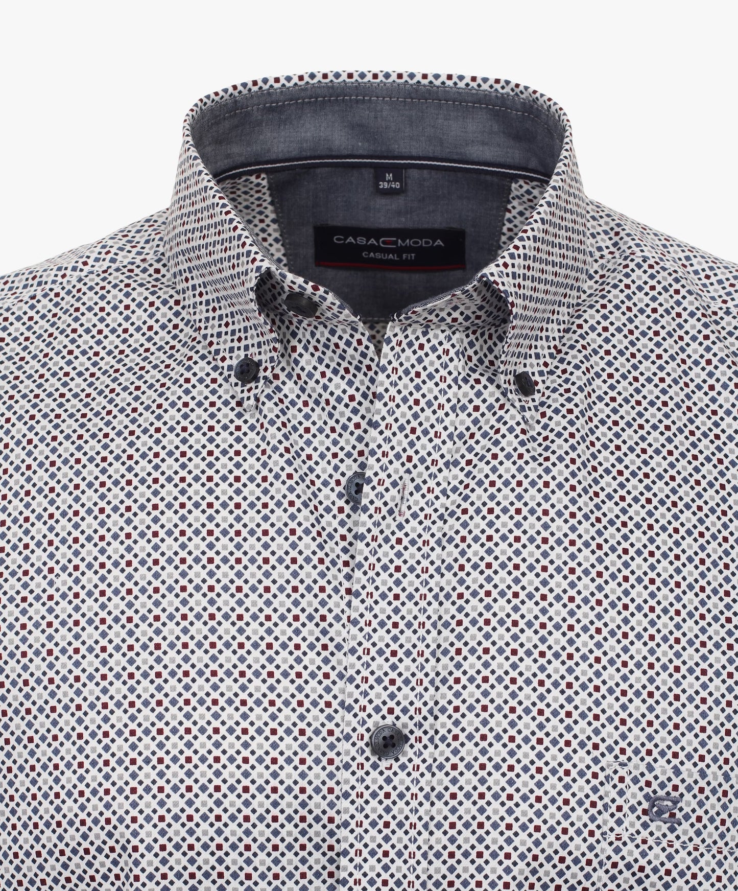 Casa Moda Casual Fit Long Sleeve Shirt 100 - Blue