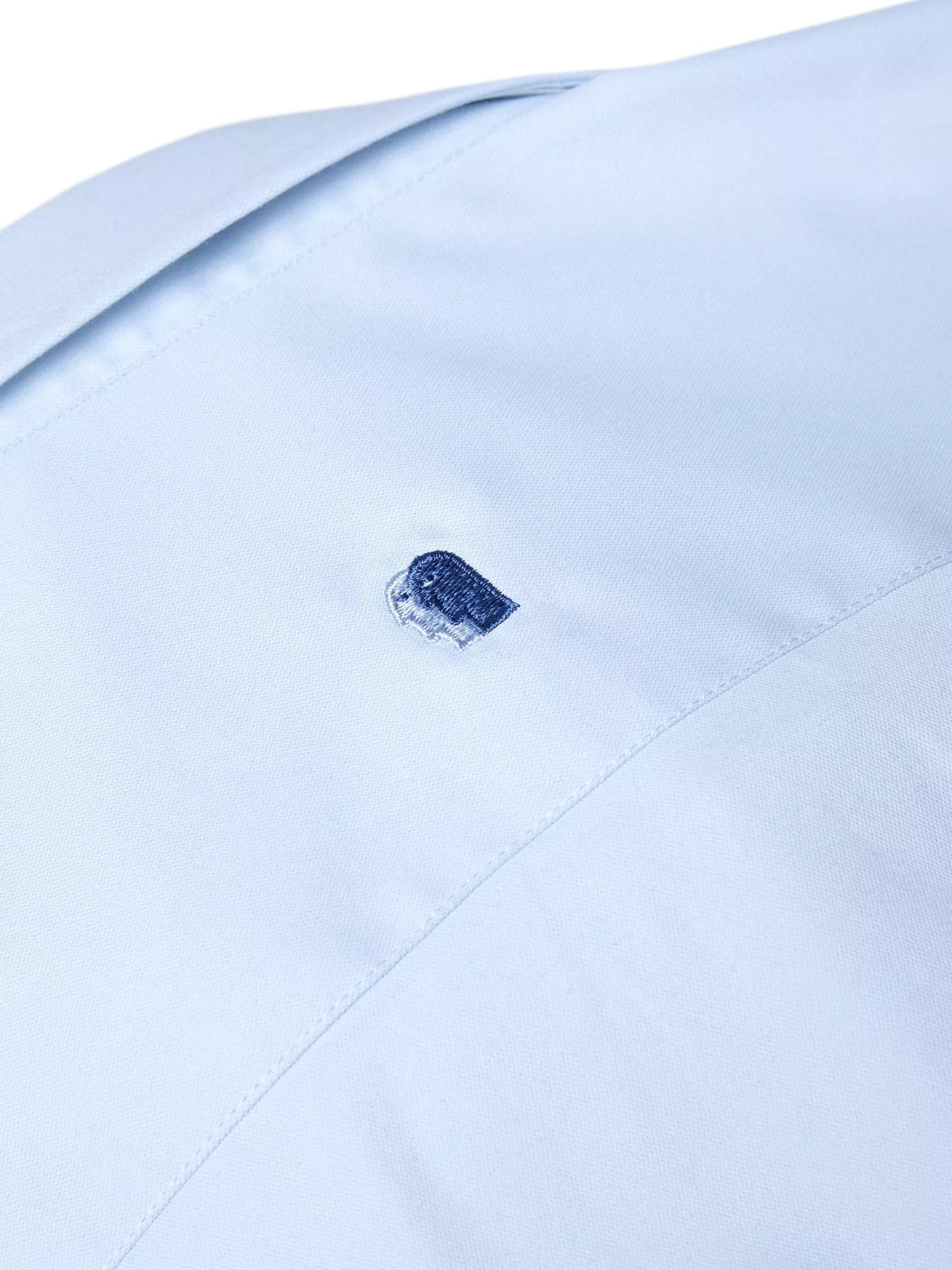 Remus Uomo Parker Short Sleeve Formal Shirt With Stretch - Blue