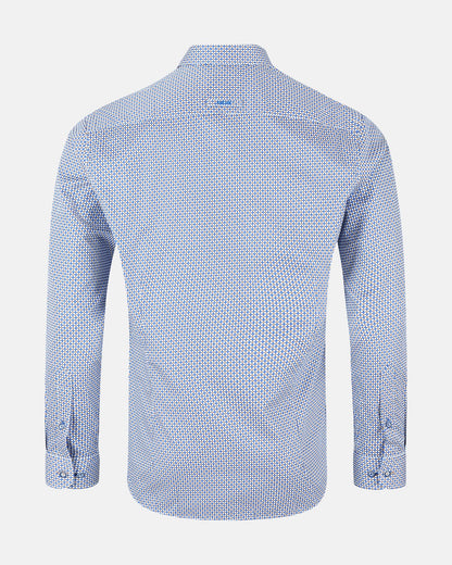 Andre Boston Long Sleeve Casual Shirt- Ecru