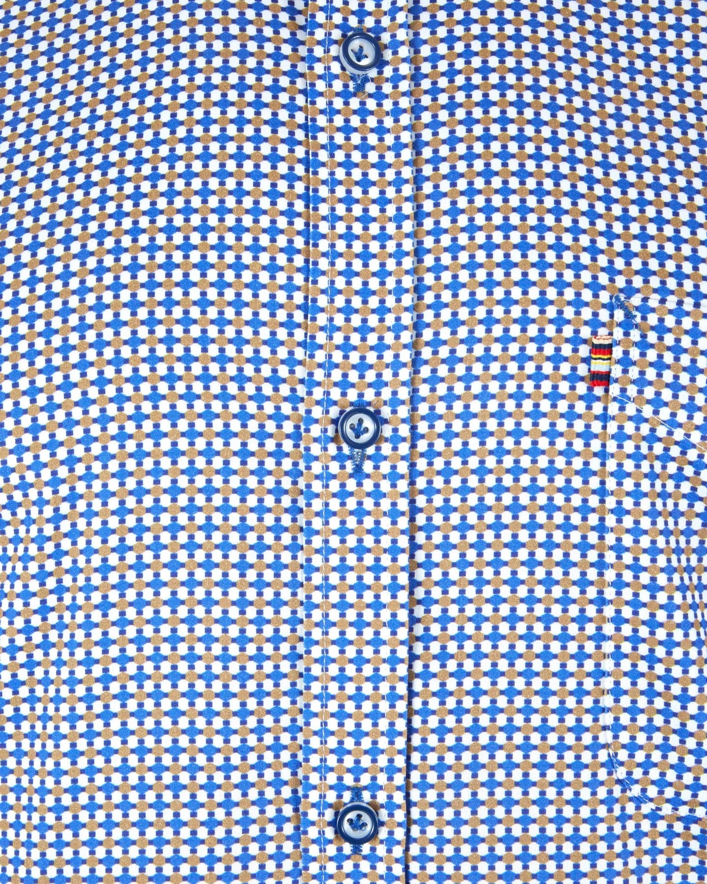 Andre Boston Long Sleeve Casual Shirt- Ecru