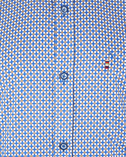 Andre Boston Long Sleeve Casual Shirt- Ecru