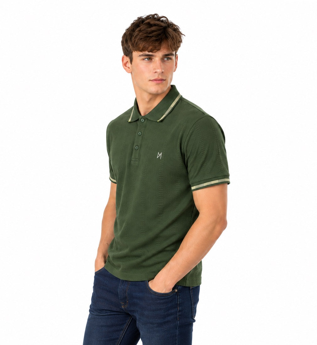 Mish Mash Bracken Polo Shirt - Bottle Green