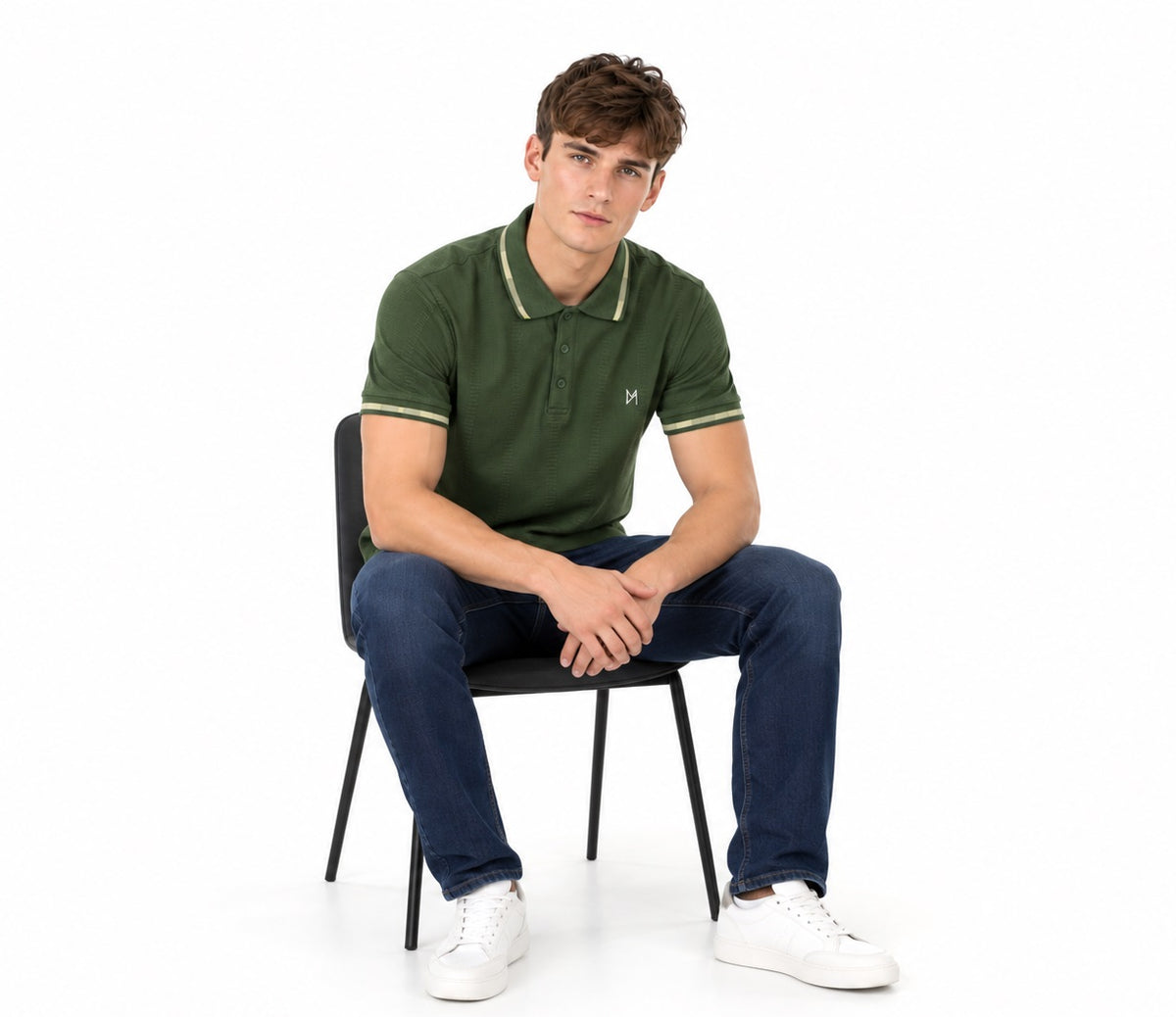 Mish Mash Bracken Polo Shirt - Bottle Green