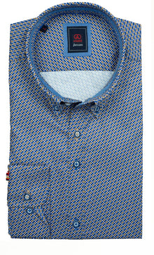 Andre Brian Long Sleeve Casual Shirt - Taupe