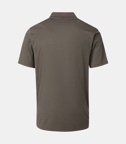 Casa Moda Short Sleeve Polo Shirt 617 - Brown