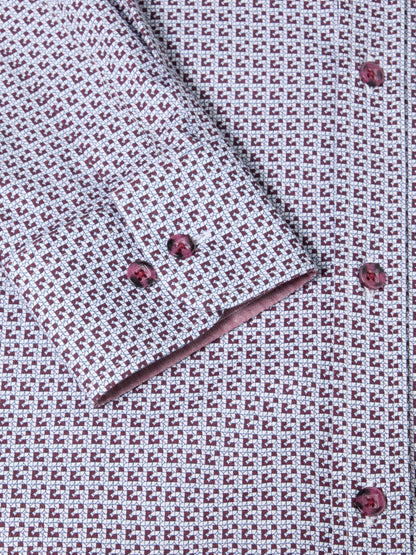 Daniel Grahame Long Sleeve Casual Shirt - Wine