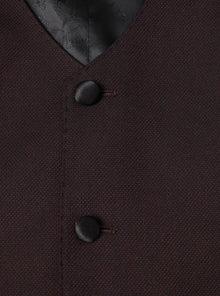 Remus Uomo Russo Waistcoat - Dark Red