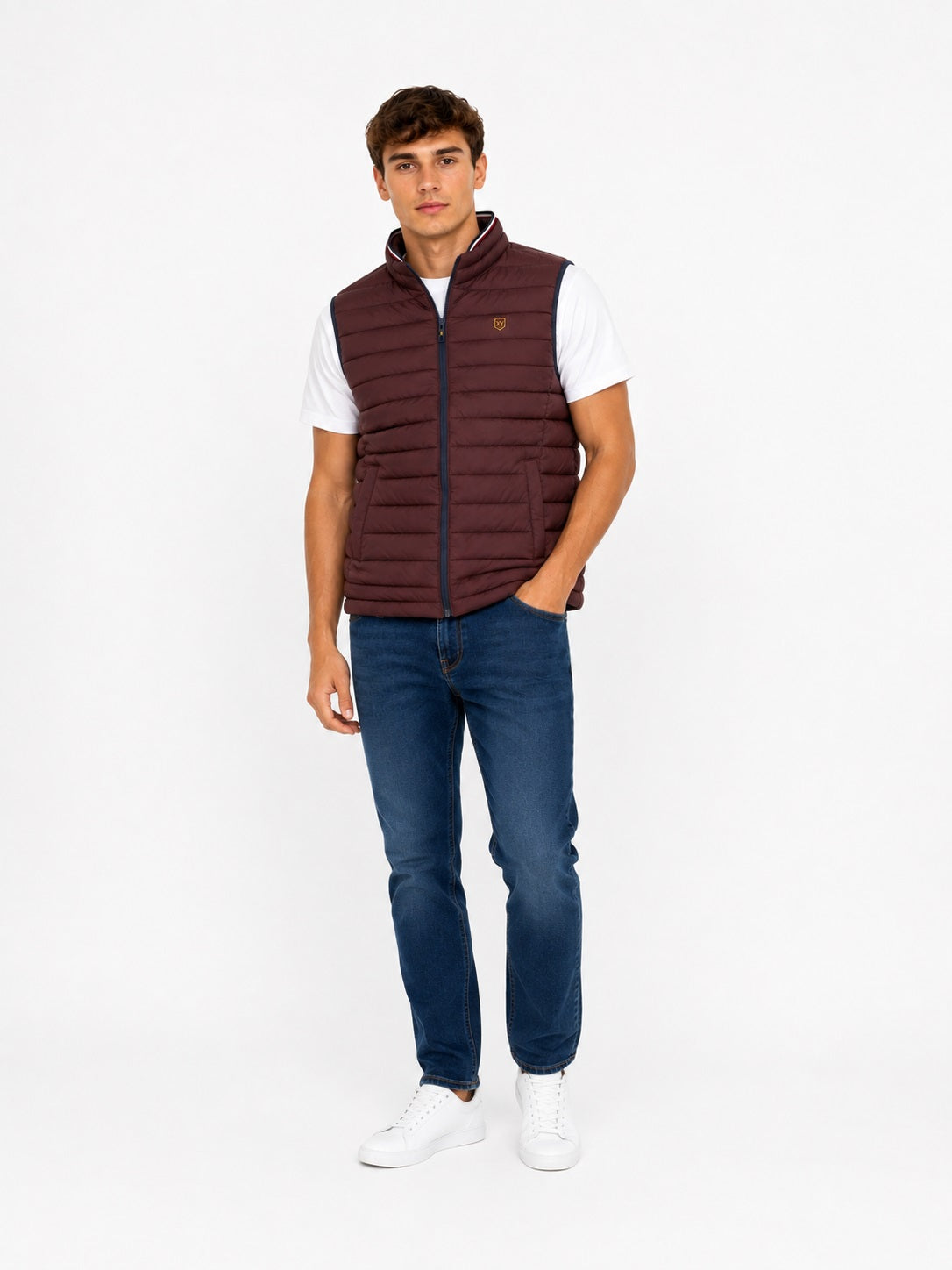 XV Kings Charles Gilet - Crimson