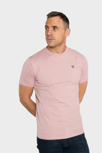 XV KINGS Cheetah/Greyton Short Sleeve T-Shirt - Muted Rose