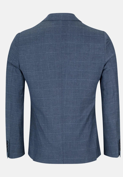 6th Sense 3 Piece Tapered Suit - Crystal Blue