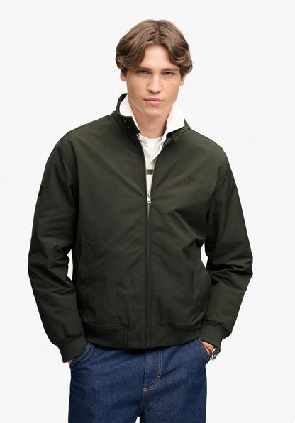 Superdry Campus Padded Harrington Jacket - Surplus Goods Olive Green